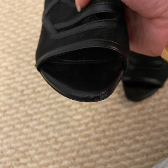 DIOR Black Mesh Sandals Sz.39 - Picture 7 of 7